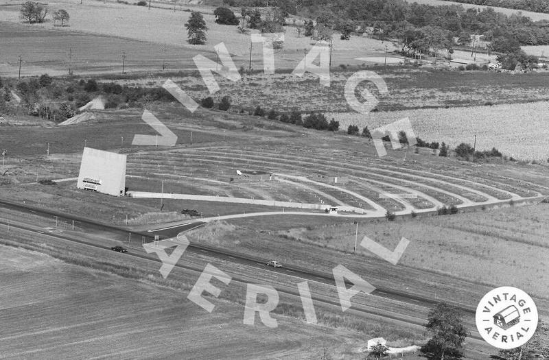 Cinema 40 Drive-In - Vintage Aerial